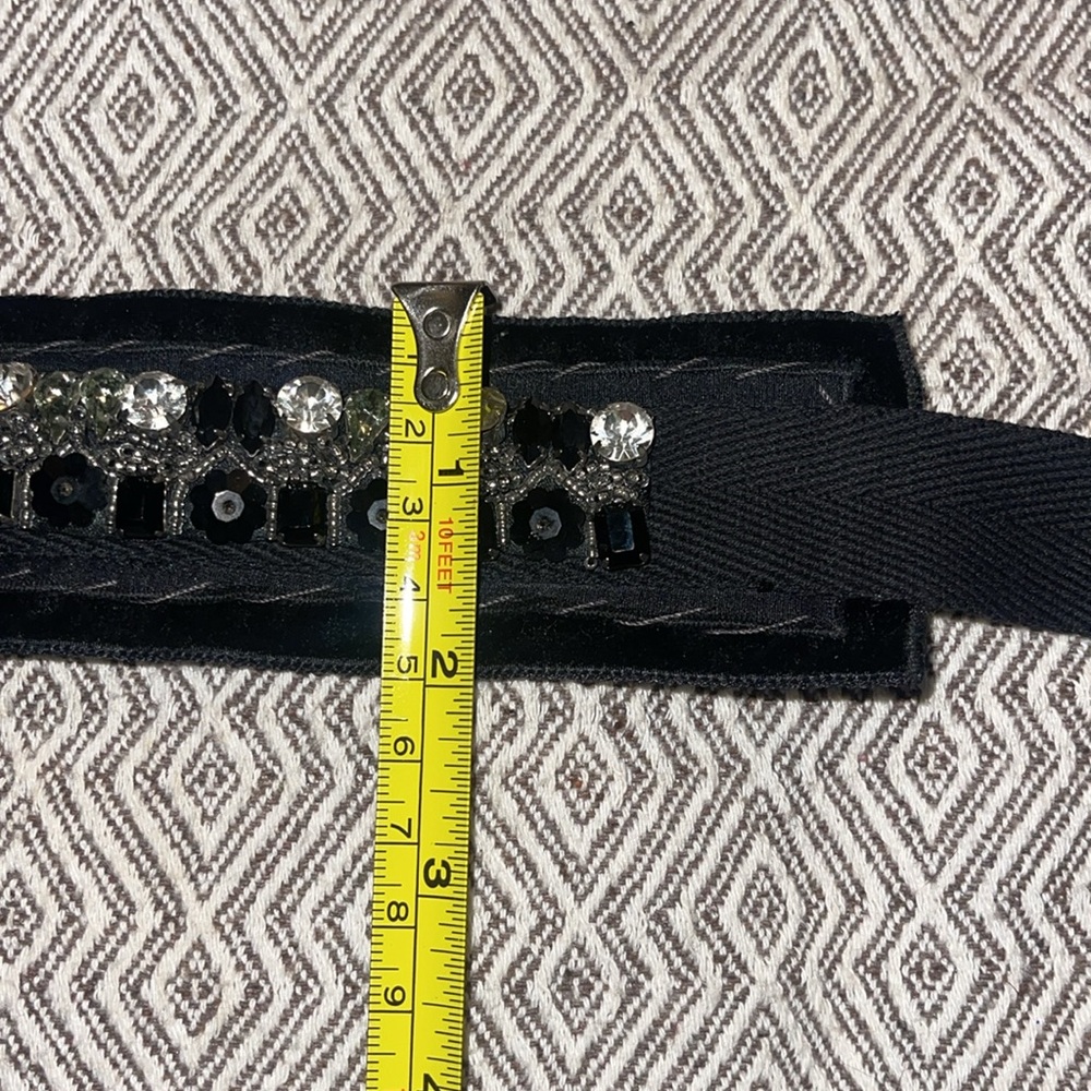 Prada Vintage Beaded Velvet Belt - Picture 6 of 6